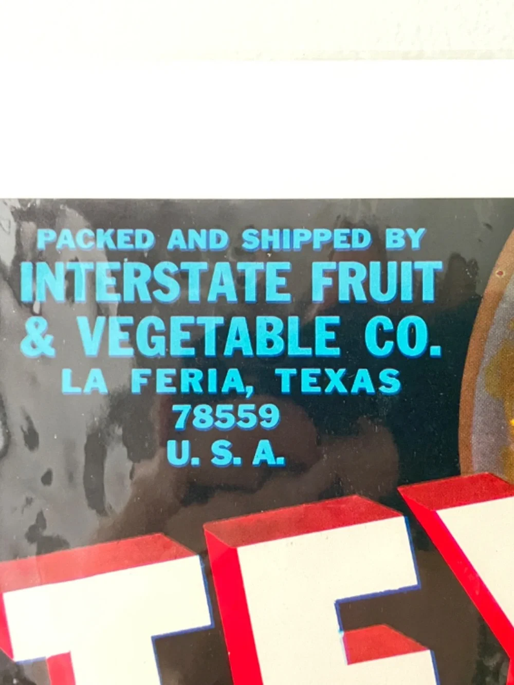Vintage Tex Rio Tomato Crate Label – Original NOS 1950s Agricultural Advertising